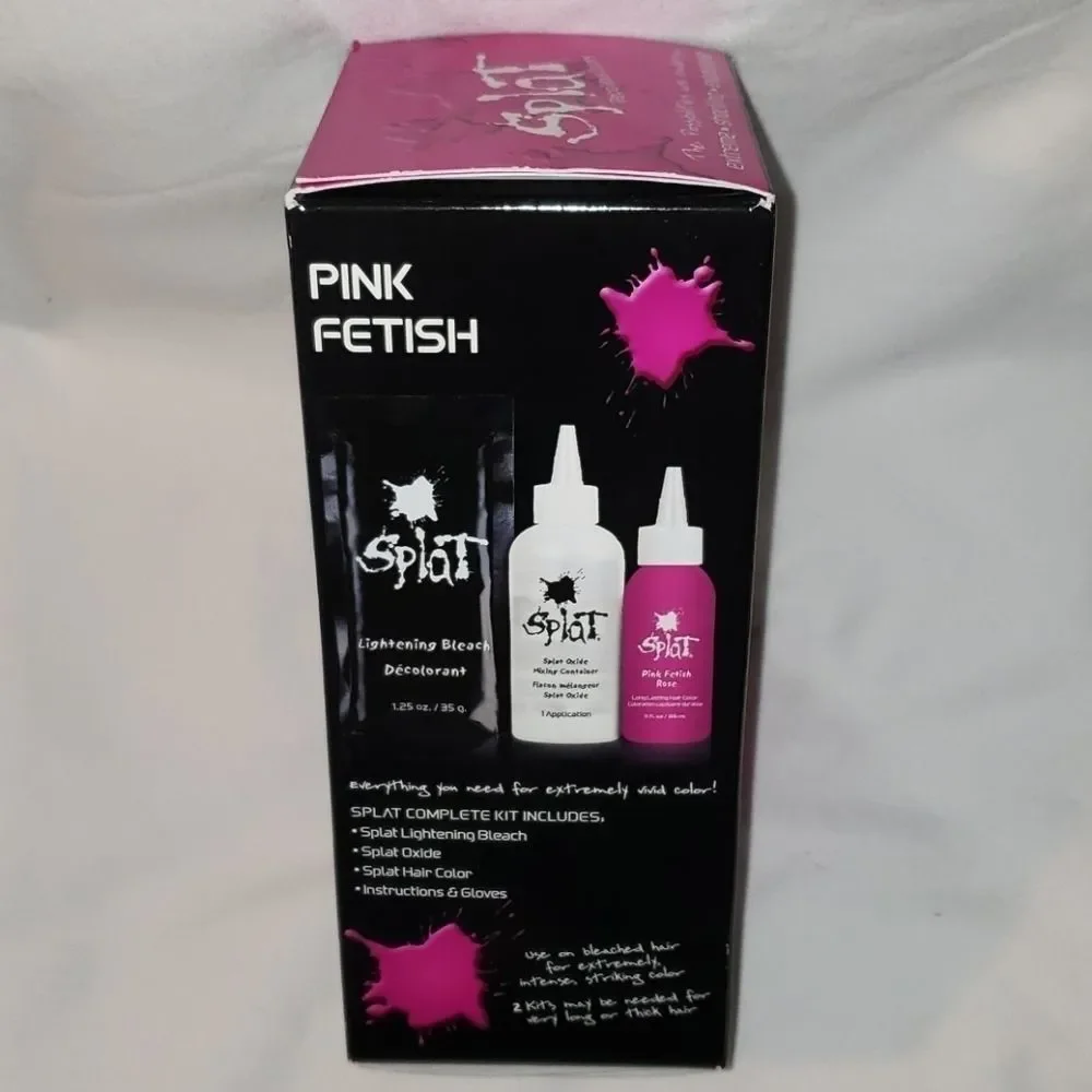 NEW‎ Splat Pink Fetish Color, Bleach & Peroxide Kit